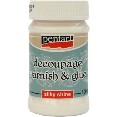 Pentel Lepidlo a lak na decoupage hedvábný lesk 100ml – Sleviste.cz