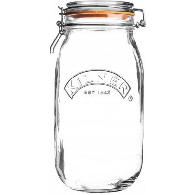 KILNER Zavařovací Sklenice kulatá s klipem ENGLAND Classic 2000ml – Hledejceny.cz