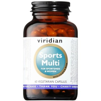 Viridian Sports Multi (Vitamíny, minerály a rostlinné extrakty) 60 kapslí