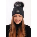 Čepice R-JET Top fashion exclusive ohrnutá antracit -černý lur. ČB bamb – Hledejceny.cz