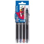 Sada Set2Go 4 kusy Roller FriXion Point Clicker, 0.5, Basic, (F) tenký, mix farieb - PILOT – Hledejceny.cz