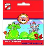 Koh-i-noor Voskové pastelky 8234 24ks – Zboží Dáma