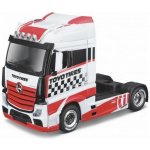 Bburago MB Actros Gigaspace červená bílá 1:43 – Zboží Mobilmania