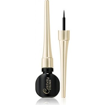 Eveline Celebrities Eyeliner tekuté oční linky Black 3 ml