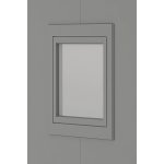 Biohort Otočné a výklopné okno pro domky CasaNova křem. šedá 83 x 65 x 119 cm, L – Hledejceny.cz