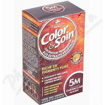 Color & Soin barva na vlasy 5M světle mahagonová hnědá 135 ml