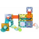 KIK KX5144_2 Svítící magnetická kuličková dráha 49 ks – Zboží Mobilmania