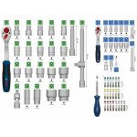 BOSCH Sada ráčnová 1/4“ + 1/2", 80 ks - 1600A03AD0 – Hledejceny.cz