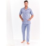 Taro Gracjan 954 pyžamo krátký rukáv modrá