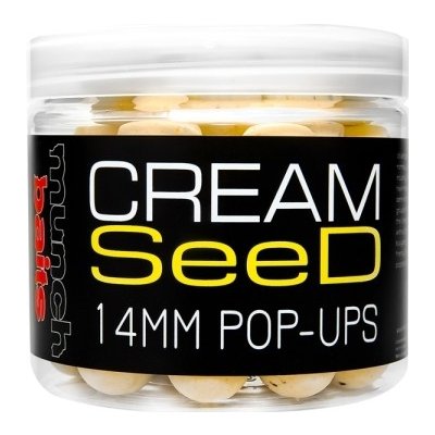 MUNCH Baits Plovoucí boilies Cream Seed 200ml 14mm – Hledejceny.cz