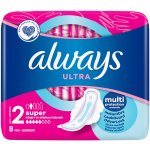 Always Ultra Super hygienické vložky s křidélky 8 ks – Hledejceny.cz