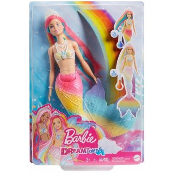 Barbie Dreamtopia mořská panna duhová mění barvu