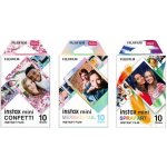 FUJIFILM instax MINI™ film bundle deco 21 (confetti, mermaid tail, spray art) – Zboží Mobilmania