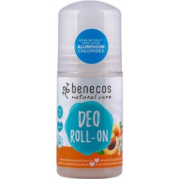 Benecos deodorant roll-on Meruňka a bezinkový květ 50 ml