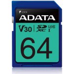 ADATA SDXC 64 GB UHS-I U3 ASDX64GUI3V30S-R – Zboží Mobilmania