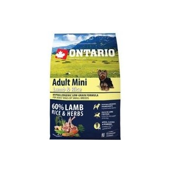 Ontario Adult Mini Lamb & Rice 2,25 kg