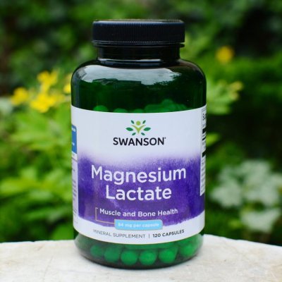 Swanson Magnesium Lactate 84 mg 120 kapslí – Hledejceny.cz