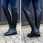 DeNiro Jezdecké boty Tricolore by ITALO Smooth černé – Zboží Dáma