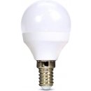Solight LED žárovka , miniglobe, 8W, E14, 3000K, 720lm, bílé provedení