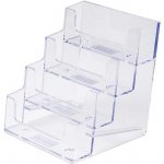 Jansen Display SCRITTO stojánek na vizitky, 4 kapsy, 99 x 101 mm – Sleviste.cz