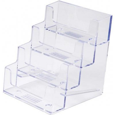 Jansen Display SCRITTO stojánek na vizitky, 4 kapsy, 99 x 101 mm – Sleviste.cz