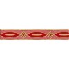 P+S International Samolepící bordura ornament červený 0106 5m x 5cm