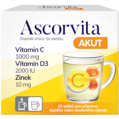 NP PHARMA Ascorvita AKUT nápoj 10x 3 g – Zbozi.Blesk.cz