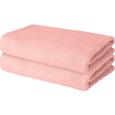 Livarno froté ručník 50 x 100 cm 2 kusy světle růžová – Zboží Dáma