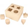 Dřevěná hračka Artemio didaktické poznávání tvarů