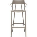 Kartell A.I Stool Recycled 65 lesklá šedá – Sleviste.cz