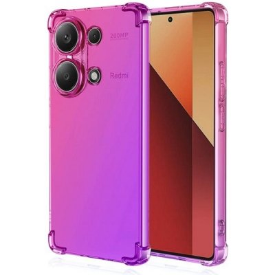 TopQ Kryt Xiaomi Redmi Note 13 Pro Shock duhový růžovo-fialový 120981 Sun-120981 – Zboží Živě