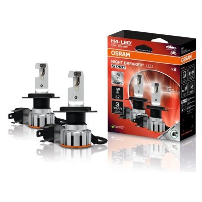 Osram 12V H4 NightBreaker +230% LED START OSRAM, set 2ks – Hledejceny.cz