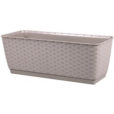 Nohel Garden Truhlík RATOLLA P plastový bílý 50 cm – Hledejceny.cz