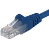 síťový kabel Premiumcord sp6asftp050B Patch, CAT6a S-FTP, RJ45-RJ45, AWG 26/7, 5m, modrý