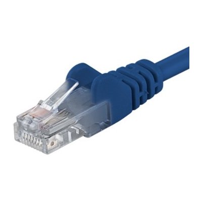 Premiumcord sp6asftp050B Patch, CAT6a S-FTP, RJ45-RJ45, AWG 26/7, 5m, modrý – Zboží Mobilmania