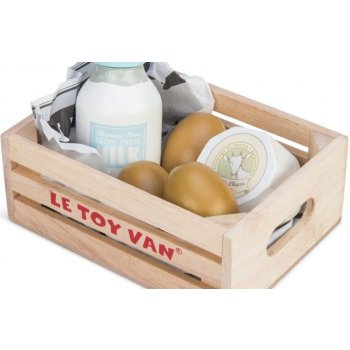 Le Toy Van Vejce a mléčné výrobky v bedničce