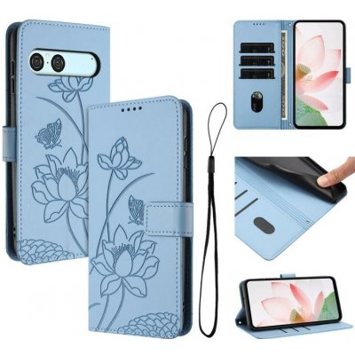 VSECHNONAMOBIL 130959 ART LOTUS Peněženkové pouzdro pro Sony Xperia 10 VII modré – Hledejceny.cz