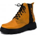 Kacper dámské kotníkové boty 4-5366 912+163-PO žlutá – Hledejceny.cz