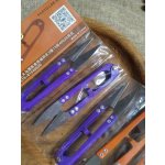 Nůžky cvakačky délka 10,6 cm fialová – Zboží Dáma