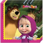 Procos papírové ubrousky Máša a medvěd 33x33cm 20ks – Hledejceny.cz