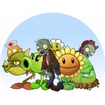 1x Jedlý papír PLANTS VS ZOMBIES ● velikost: průměr 14 cm ☝, ● materiál: JEDLÝ PAPÍR Ⓜ️ – Sleviste.cz