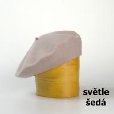 Karpet dámský baret vlněný světle šedá – Hledejceny.cz