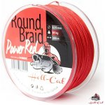 Hell-Cat šňůra Round Braid Power Red 1000m 0,50mm – Zboží Mobilmania