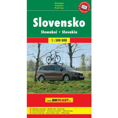 Slovensko mapa měkká 1:500 000 SC – Hledejceny.cz