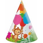 Procos EKO Čepičky papírové Džungle párty 6ks – Zboží Dáma