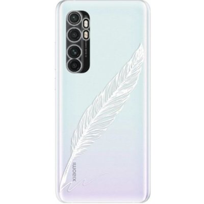 iSaprio Writing By Feather Xiaomi Mi Note 10 Lite bílé – Zbozi.Blesk.cz