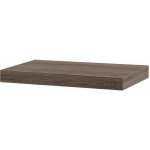 Autronic Polička nástěnná 40 cm, MDF, 3D dekor dub sonoma dark P-023 SON2 – Zbozi.Blesk.cz