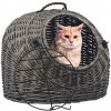 Přepravka Prolenta Košík Premium Cat Transport šedý 45 x 35 x 35 cm