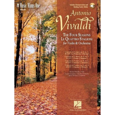 Antonio Vivaldi Čtvero ročních období The Four Seasons noty na housle + audio – Zboží Mobilmania