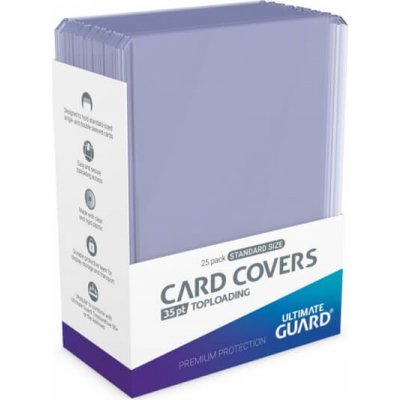 Ultimate Guard Toploader Card Covers Toploading 35 pt Clear 25 ks